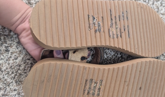 Madewell Maggie Cloudfoam Wedge Sandal in Spot Mix Calf - Picture 8 of 12